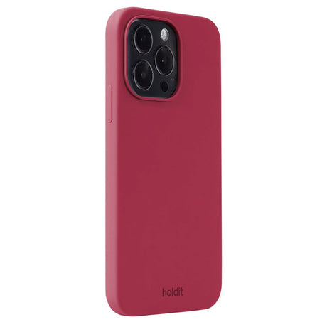 iPhone 14 Pro Max Holdit Soft Touch Skal Silikon - Red Velvet