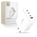 Tech-Protect 200W Väggladdare m. 3x USB-C & 1x USB-A - Vit