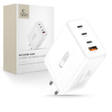 Tech-Protect 240W Väggladdare m. 3x USB-C & 1x USB-A - Vit