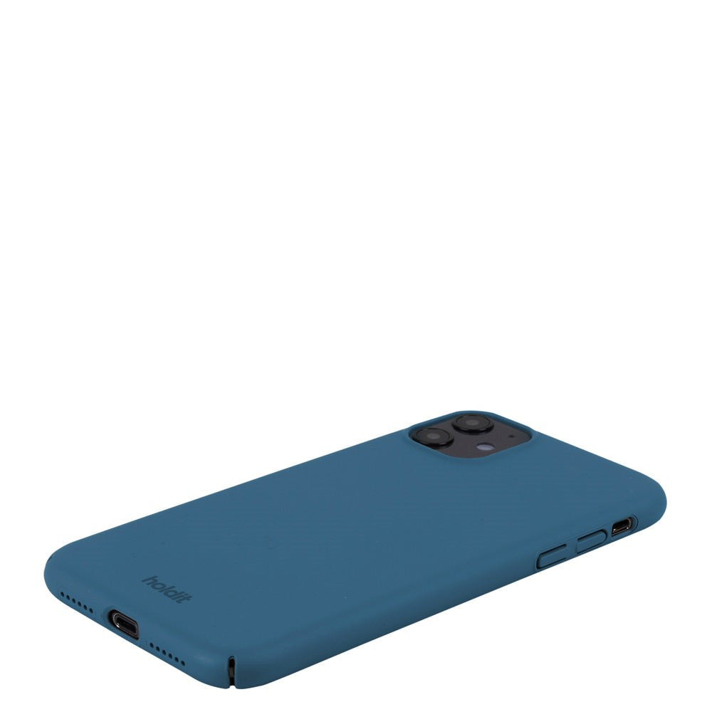 Holdit iPhone 11 Slim Plast Skal - Denim Blue