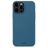 Holdit iPhone 13 Pro Max Slim Plast Skal - Denim Blue