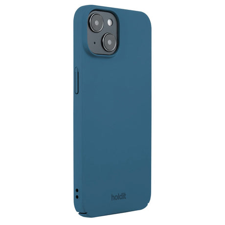 Holdit iPhone 14 / 13 Slim Plast Skal - Denim Blue