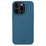 Holdit iPhone 14 Pro Slim Plast Skal - Denim Blue