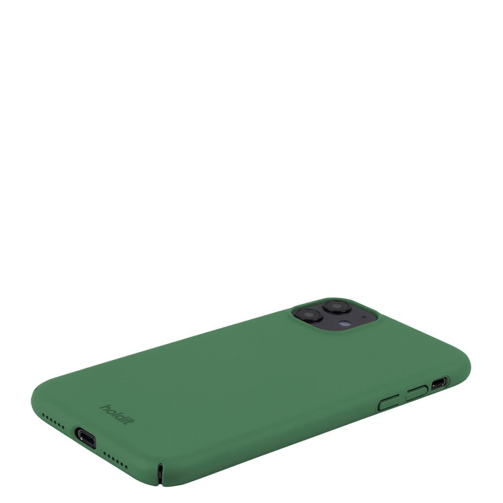 Holdit iPhone 11 Slim Plast Skal - Forest Green