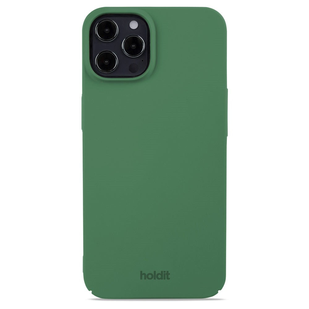 Holdit iPhone 12 / 12 Pro Slim Plast Skal - Forest Green