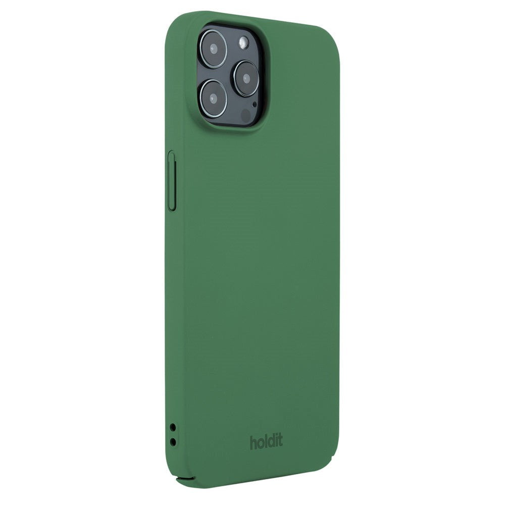 Holdit iPhone 12 / 12 Pro Slim Plast Skal - Forest Green