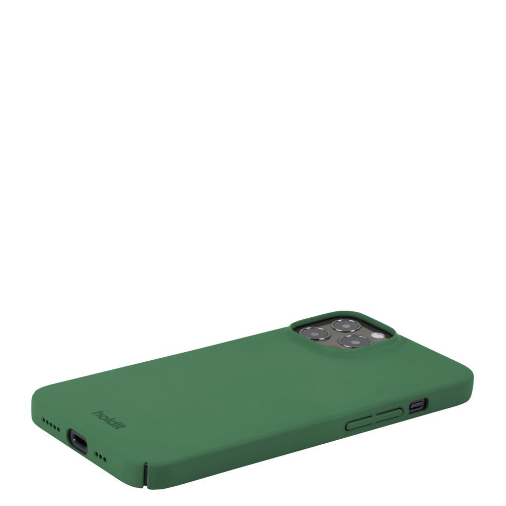 Holdit iPhone 12 / 12 Pro Slim Plast Skal - Forest Green