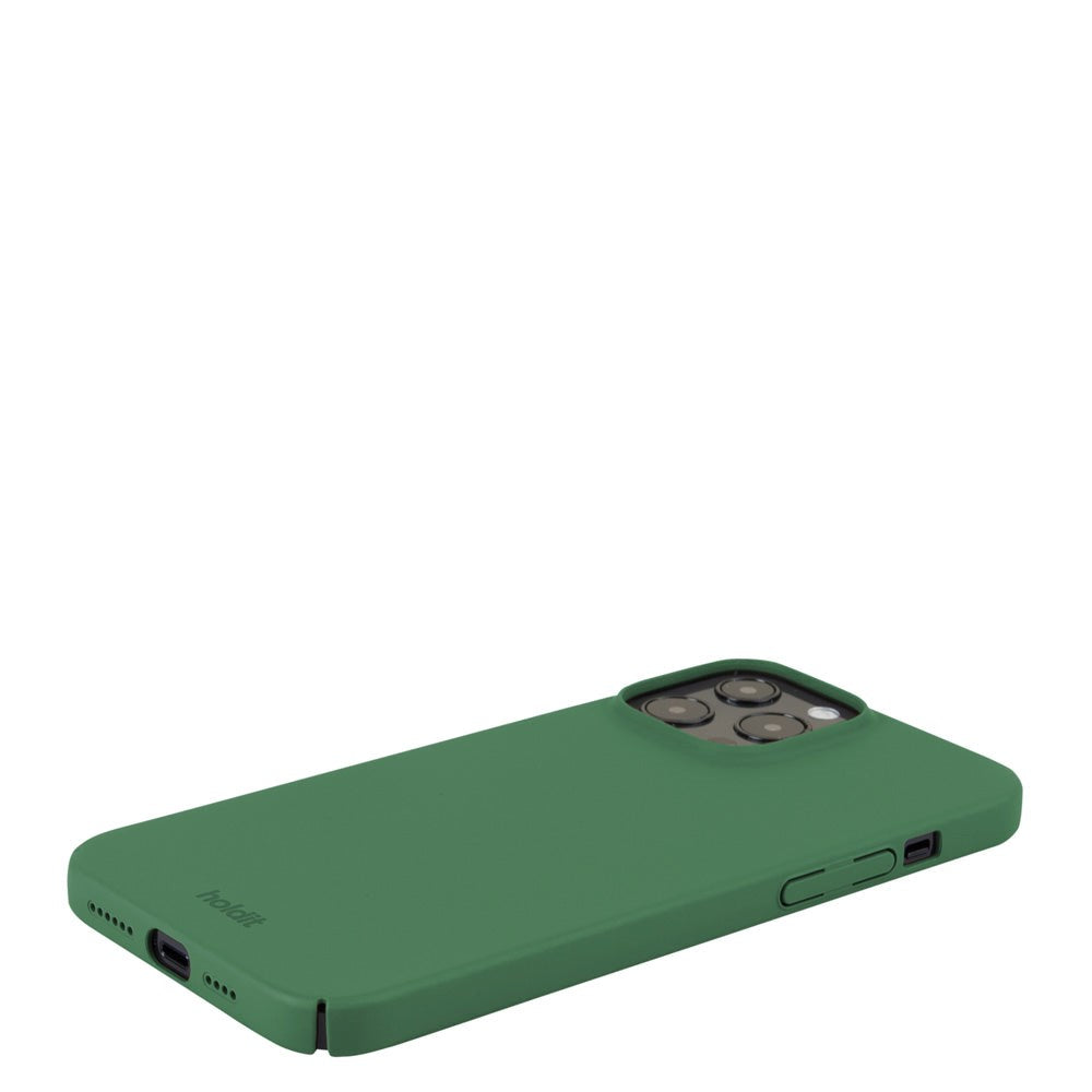 Holdit iPhone 13 Pro Max Slim Plast Skal - Forest Green