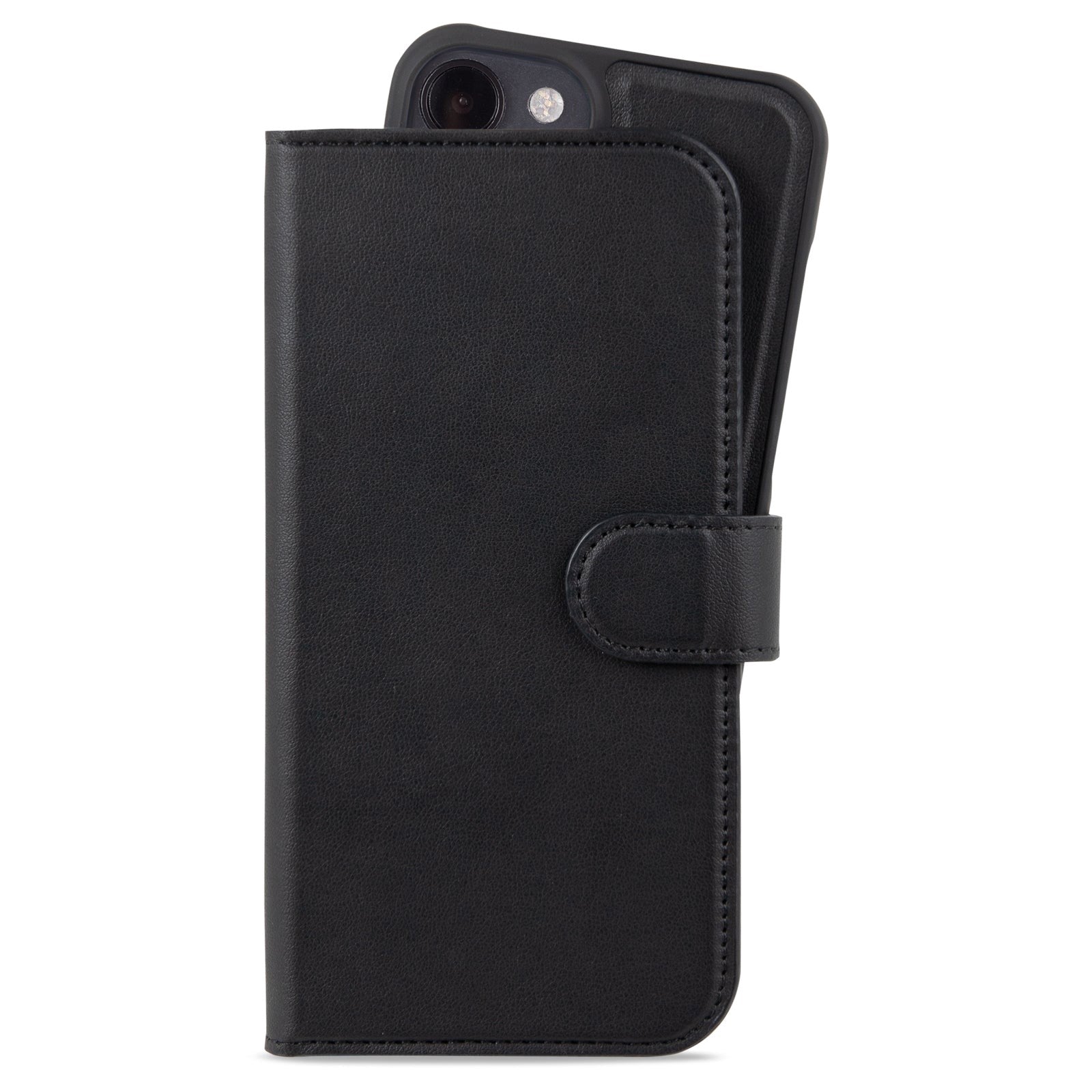 Holdit iPhone 14 / 13 Wallet Case Magnet Plus - Plånboksfodral - Svart