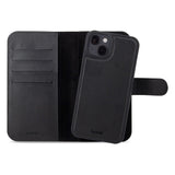 Holdit iPhone 14 / 13 Wallet Case Magnet Plus - Plånboksfodral - Svart