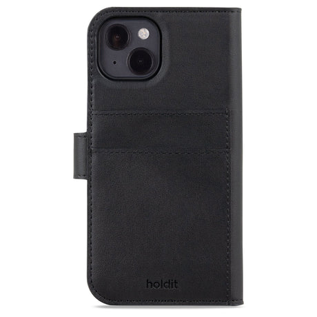 Holdit iPhone 14 / 13 Wallet Case Magnet Plus - Plånboksfodral - Svart