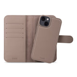 Holdit iPhone 14 / 13 Wallet Case Magnet Plus - Plånboksfodral - Brun