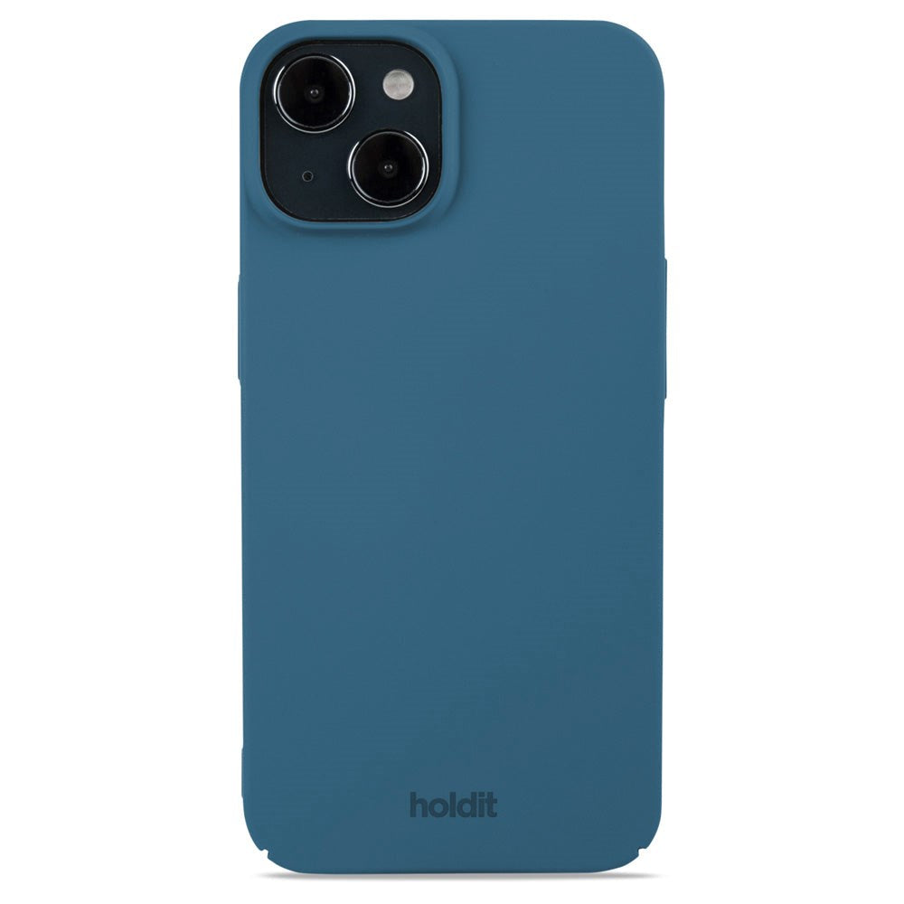 Holdit iPhone 15 Slim Plast Skal - Denim Blue