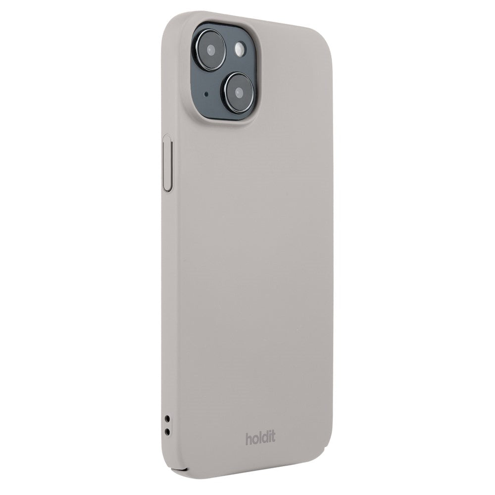 Holdit iPhone 15 Plus Slim Plast Skal - Taupe