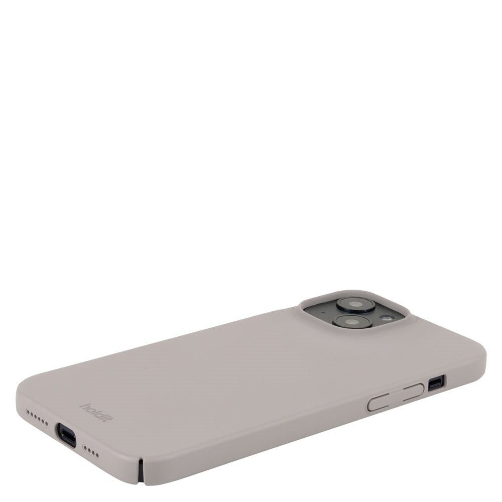 Holdit iPhone 15 Plus Slim Plast Skal - Taupe