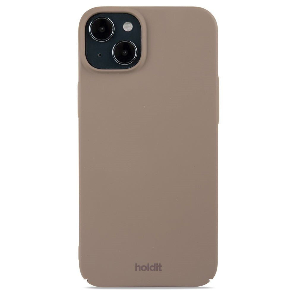 Holdit iPhone 15 Plus Slim Plast Skal - Mocha Brown