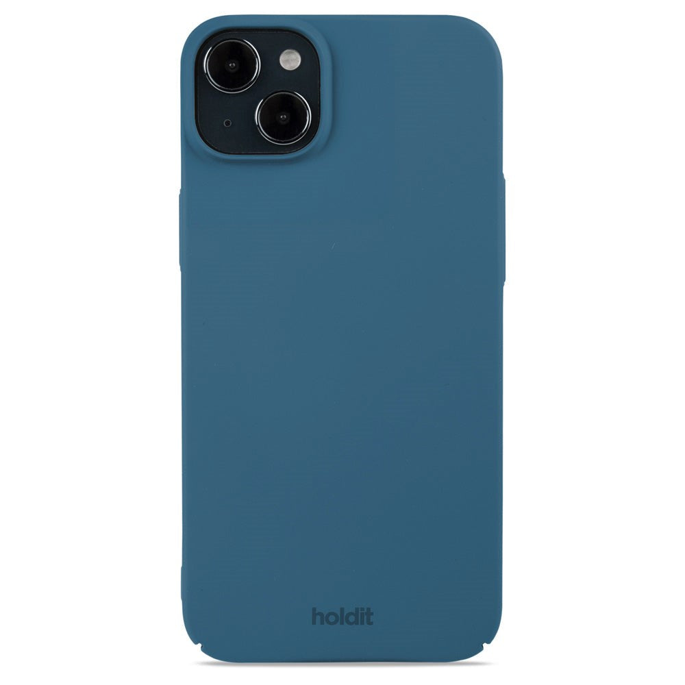 Holdit iPhone 15 Plus Slim Plast Skal - Denim Blue