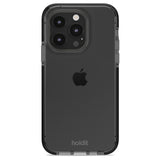 iPhone 15 Pro Holdit Seethru Skal - Black