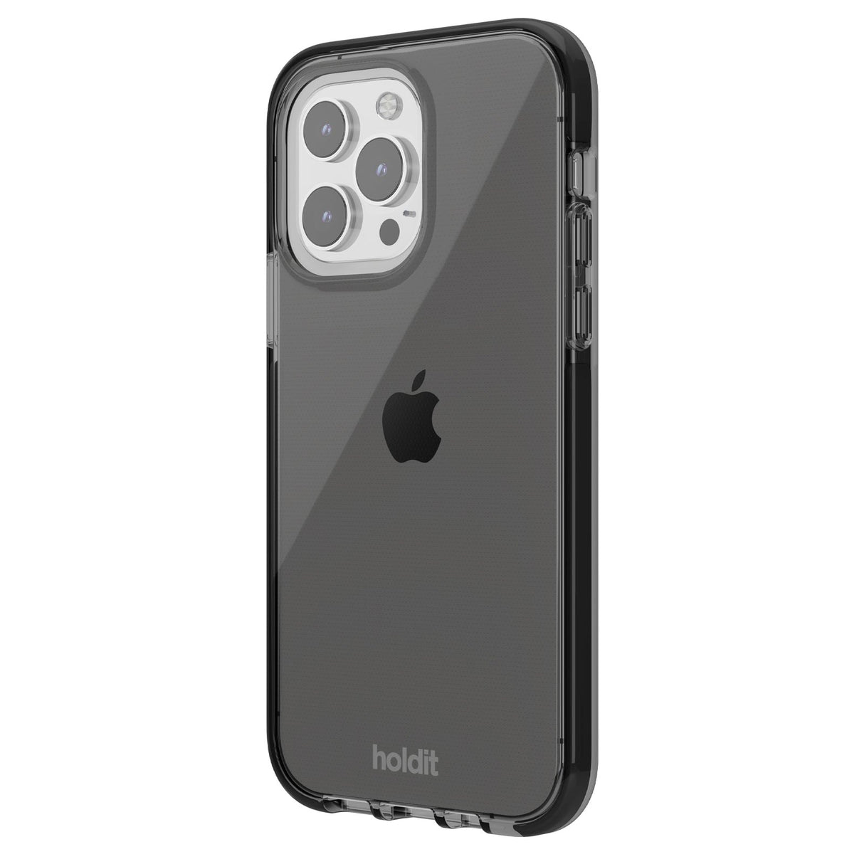 iPhone 15 Pro Holdit Seethru Skal - Black