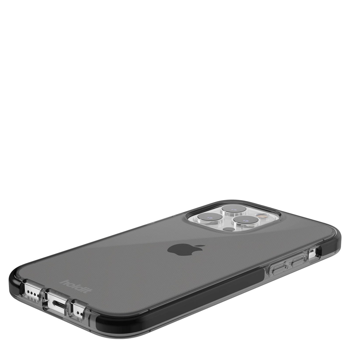 iPhone 15 Pro Holdit Seethru Skal - Black