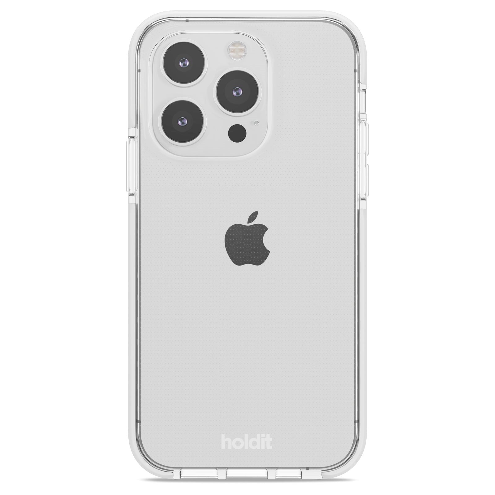 iPhone 15 Pro Holdit Seethru Skal - White