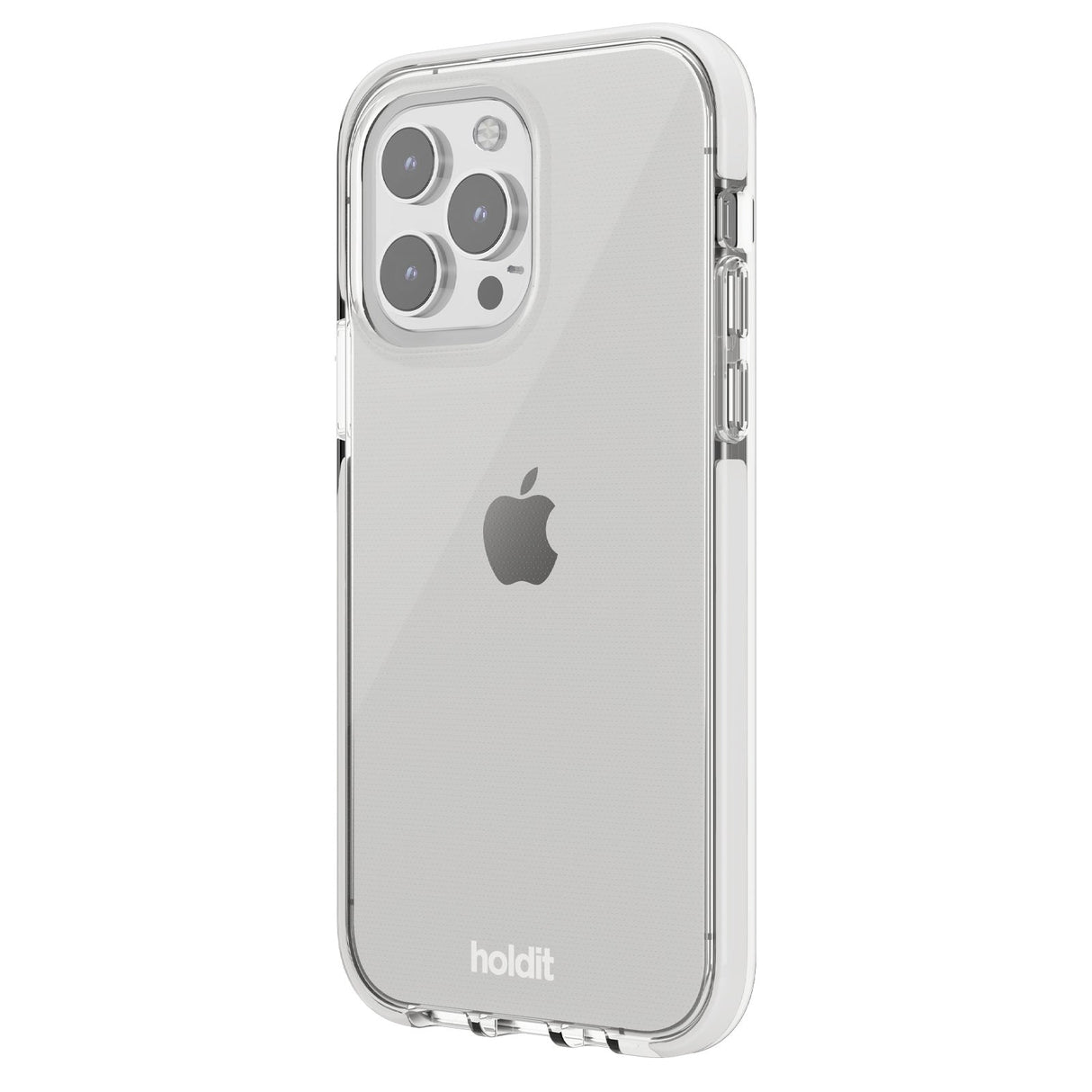 iPhone 15 Pro Holdit Seethru Skal - White