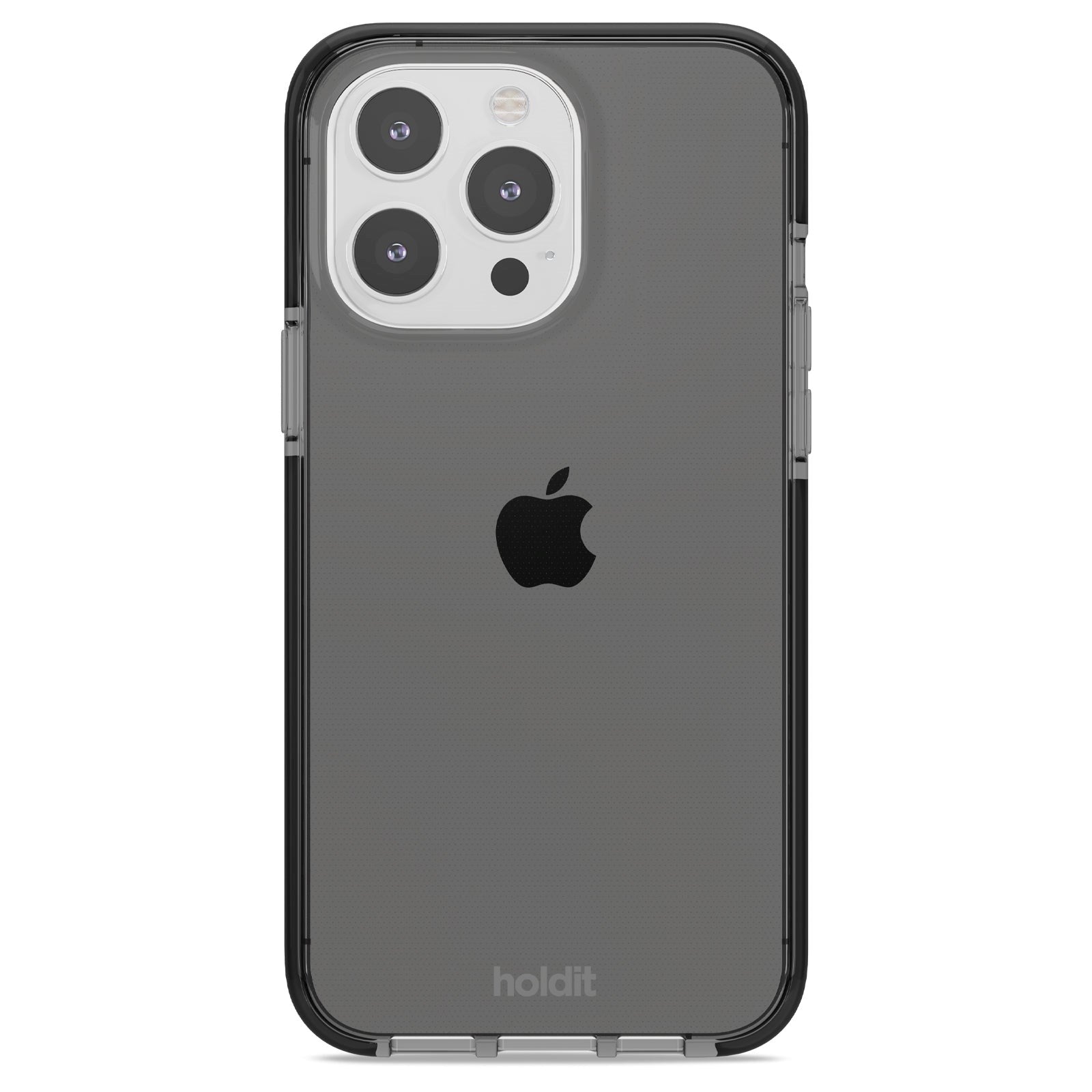 iPhone 15 Pro Max Holdit Seethru Skal - Black