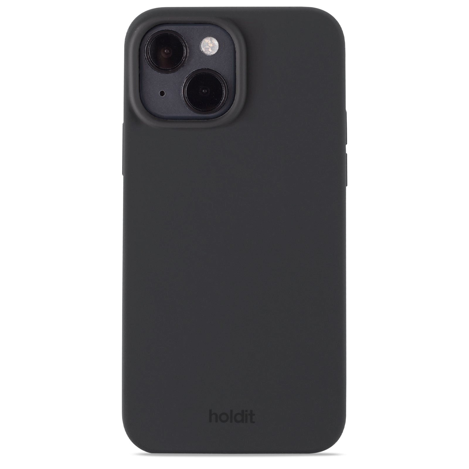 Holdit iPhone 15 Soft Touch Skal Silikon - Black