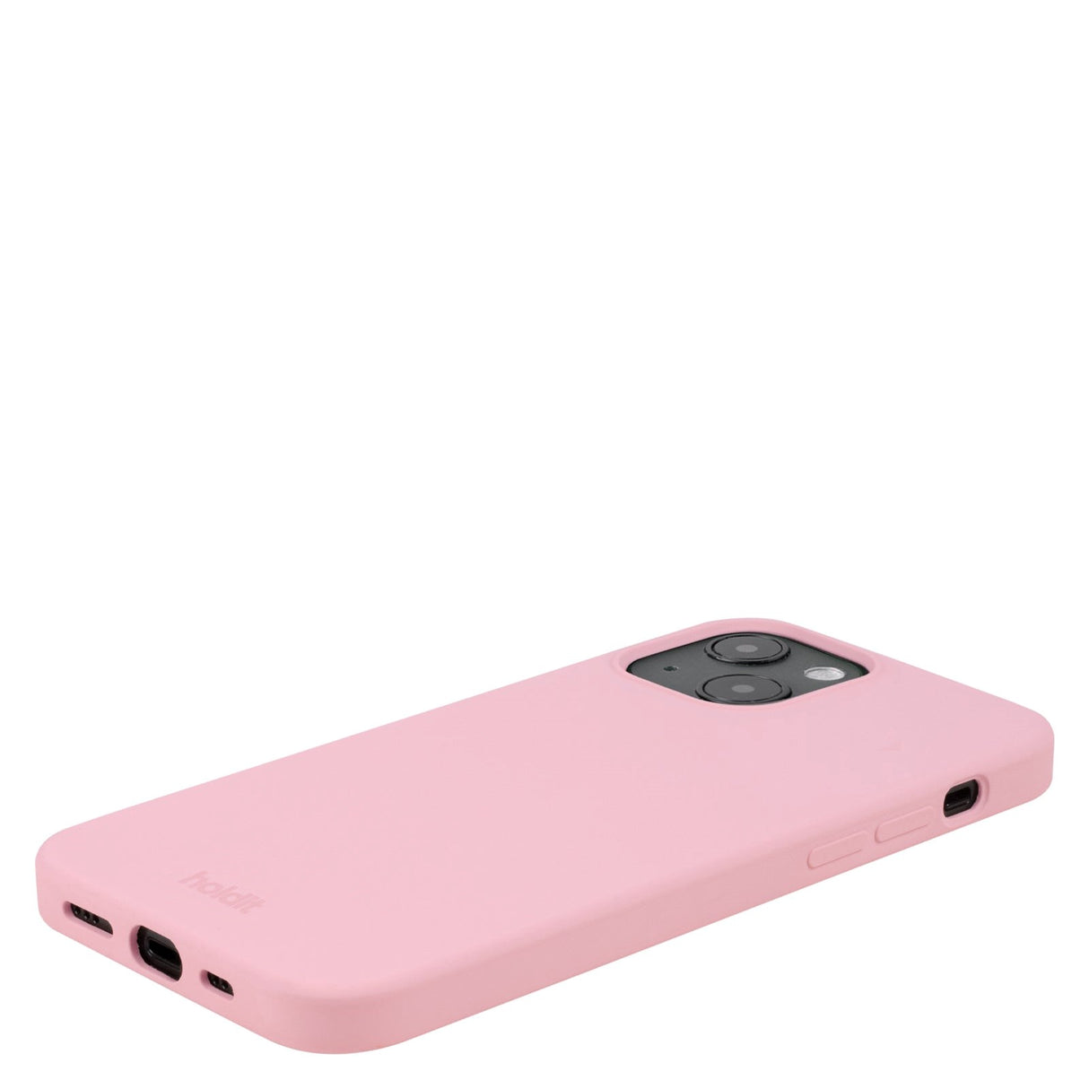 Holdit iPhone 15 Soft Touch Skal Silikon - Pink