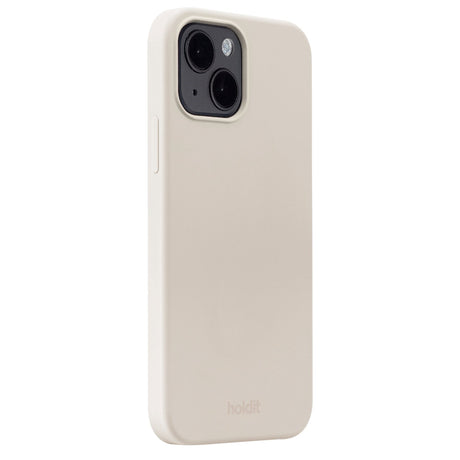 Holdit iPhone 15 Soft Touch Skal Silikon - Light Beige