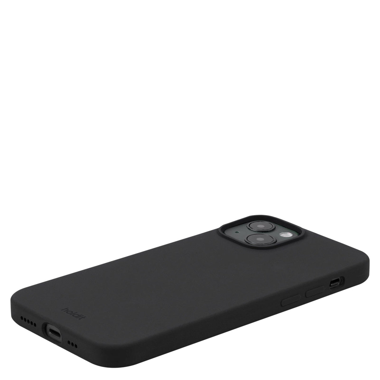 Holdit iPhone 15 Plus Soft Touch Skal Silikon - Black