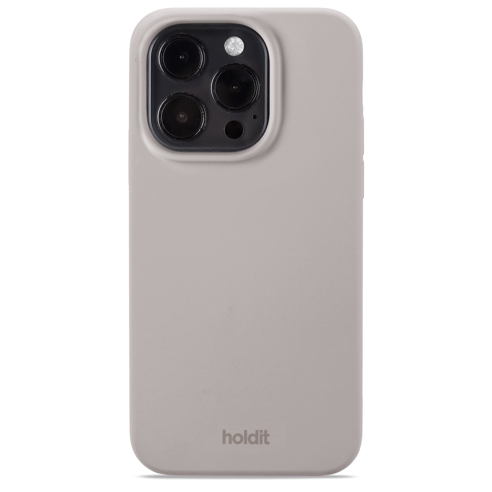 Holdit iPhone 15 Pro Soft Touch Skal Silikon - Taupe