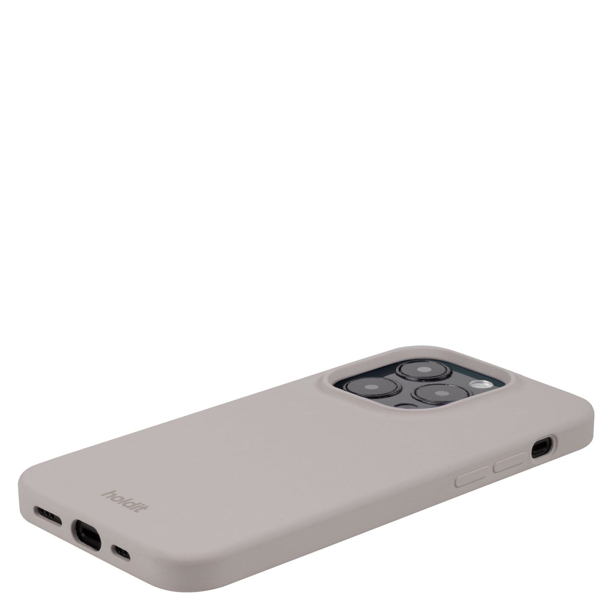 Holdit iPhone 15 Pro Soft Touch Skal Silikon - Taupe