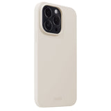 Holdit iPhone 15 Pro Soft Touch Skal Silikon - Light Beige