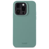 Holdit iPhone 15 Pro Soft Touch Skal Silikon - Moss Green