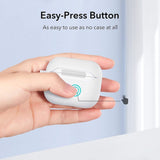 ESR Bounce Apple AirPods (3 Gen.) Silikonfodral m. CARABINER - Vit