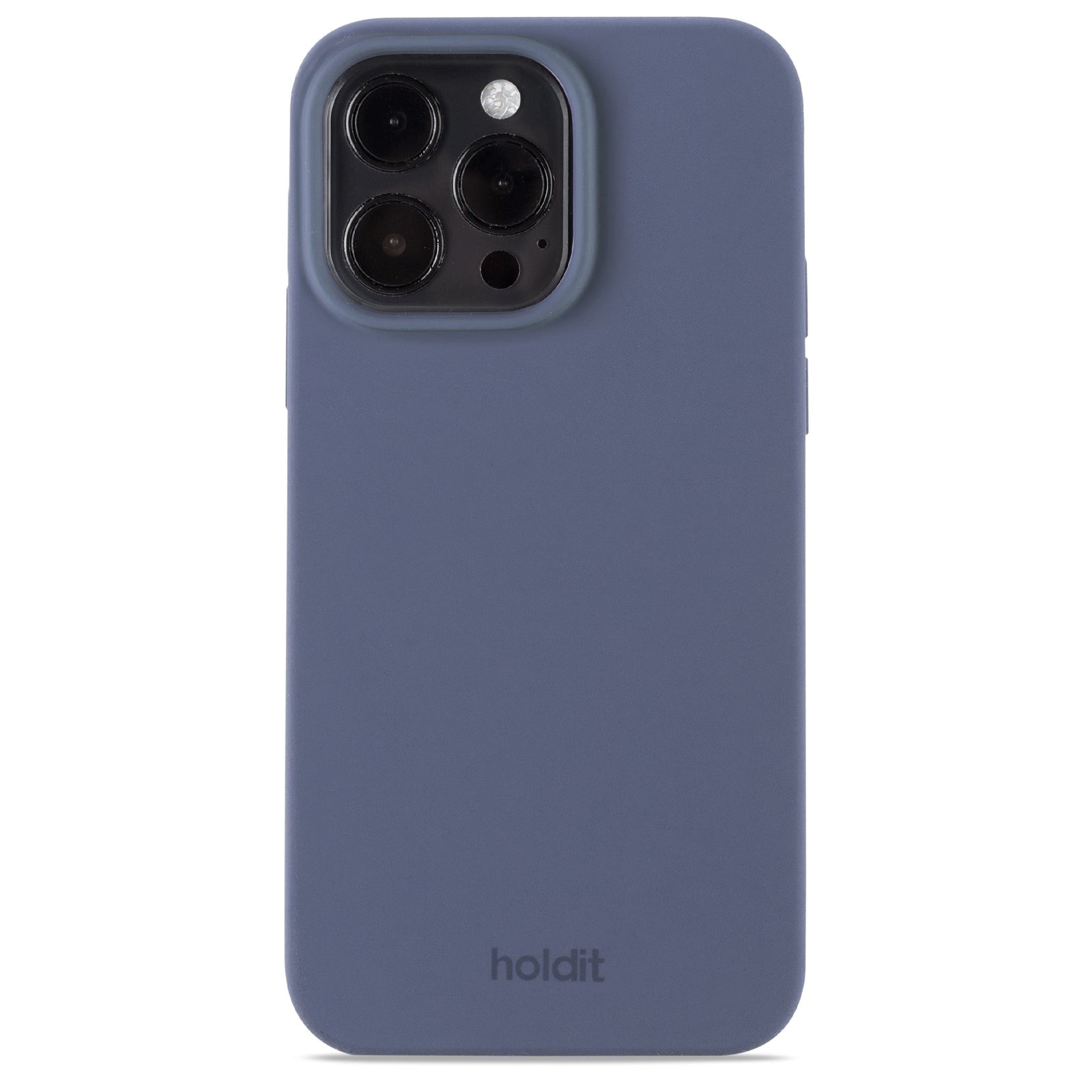 Holdit iPhone 15 Pro Max Soft Touch Skal Silikon - Pacific Blue