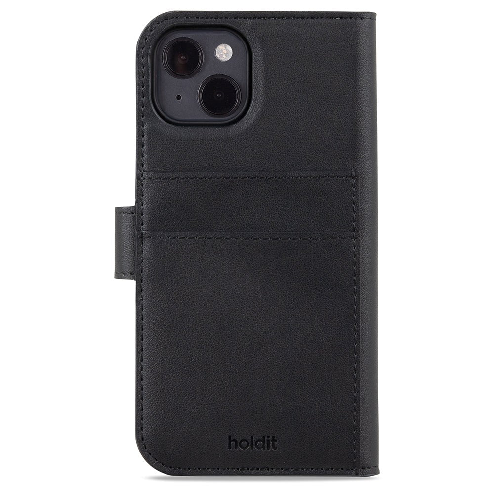 Holdit iPhone 15 Wallet Case Magnet Plus - Plånboksfodral - Black