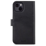 Holdit iPhone 15 Wallet Case Magnet Plus - Plånboksfodral - Black