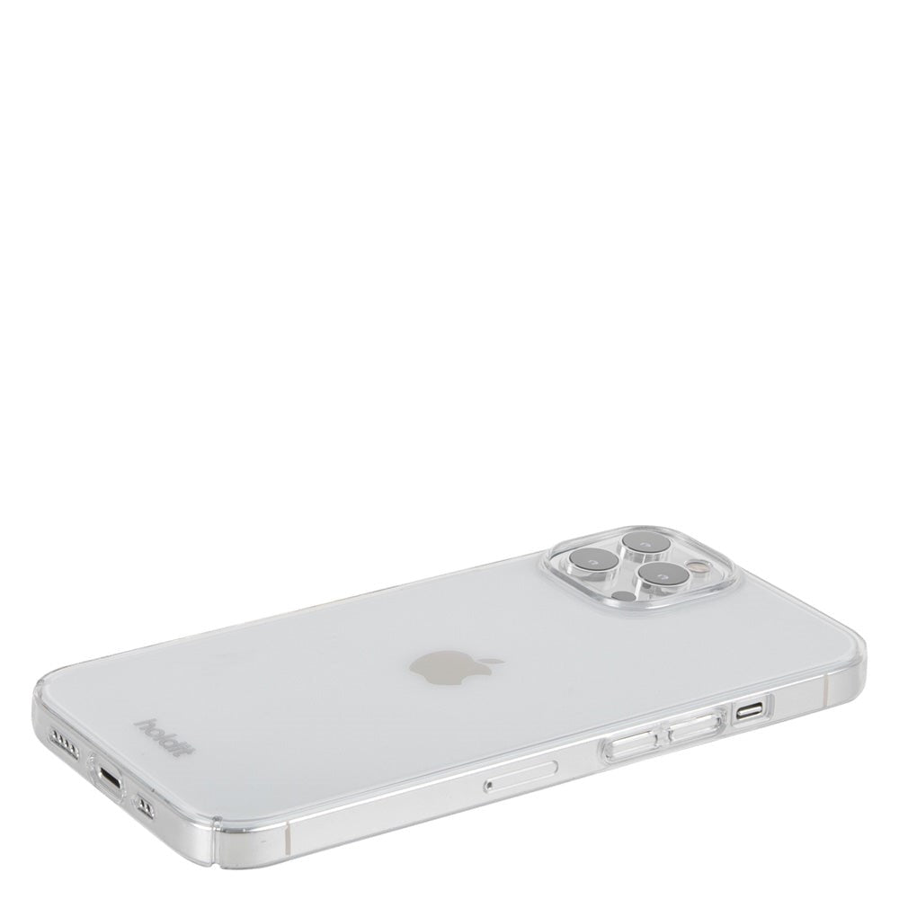 Holdit iPhone 12 / 12 Pro Slim Plast Skal - Transparent