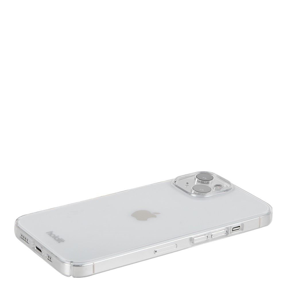 Holdit iPhone 14 / 13 Slim Plast Skal - Transparent