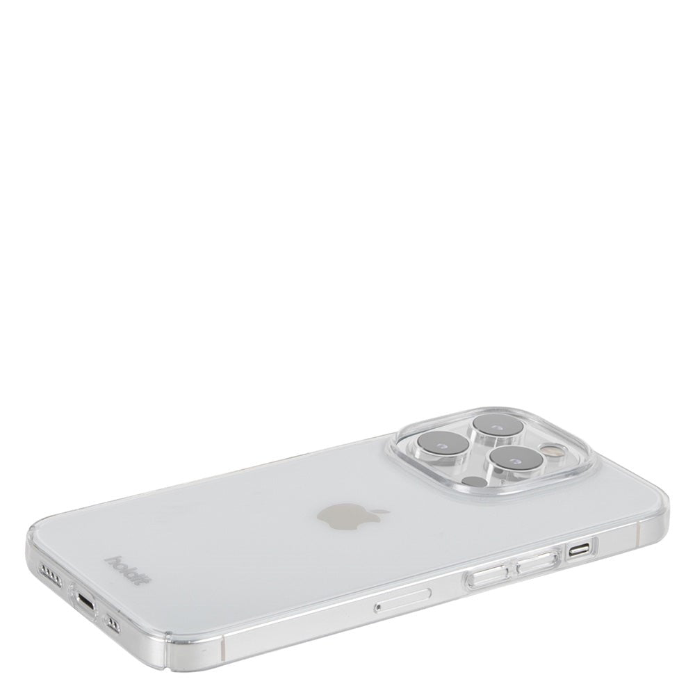 Holdit iPhone 14 Pro Slim Plast Skal - Transparent