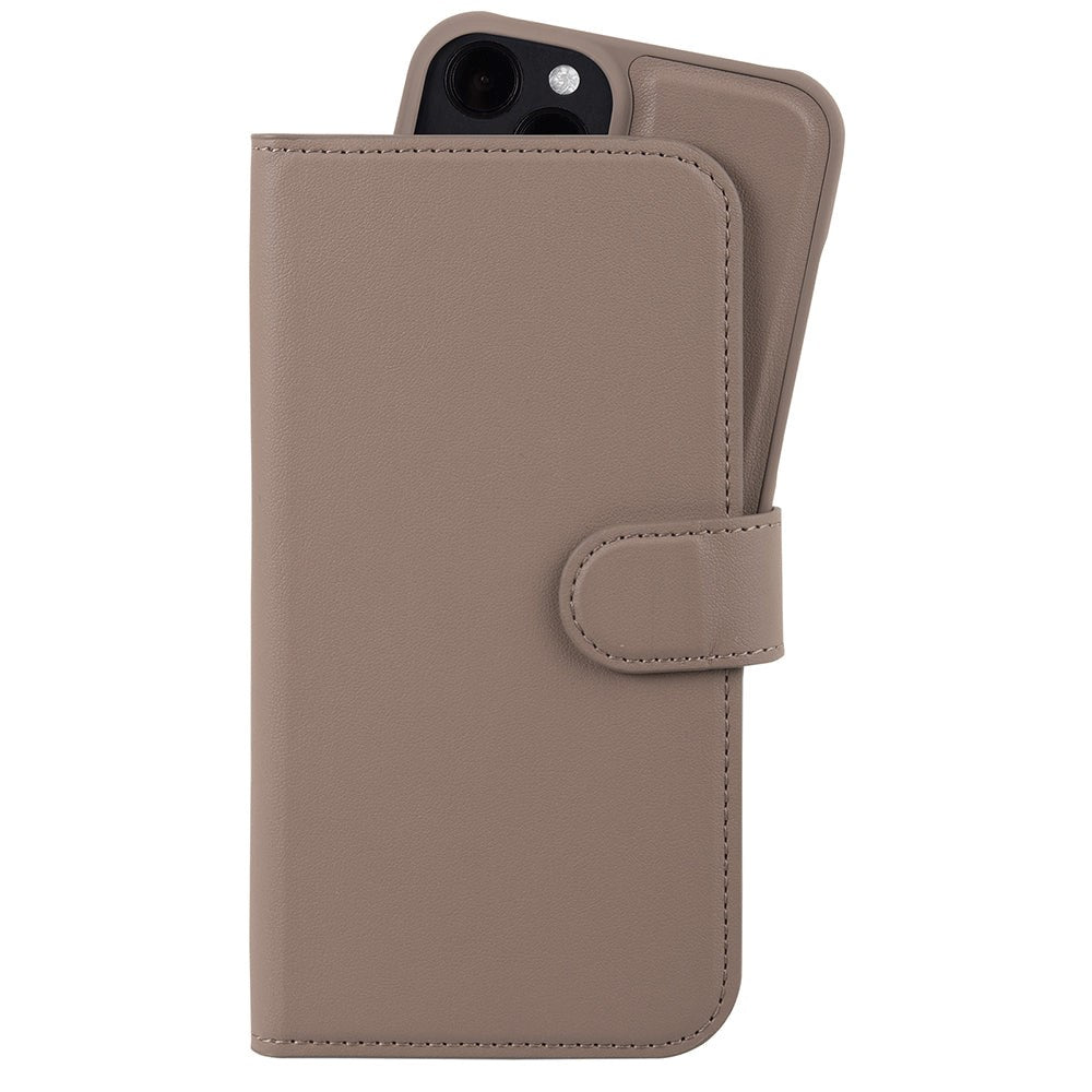 Holdit iPhone 12 / 12 Pro Wallet Case Magnet Plus - Plånboksfodral - Mocha Brown