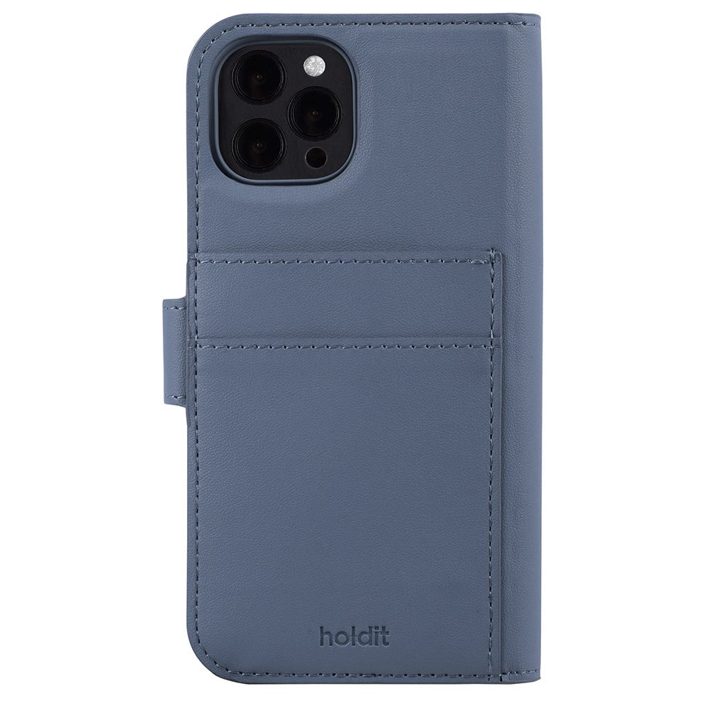 Holdit iPhone 12 / 12 Pro Wallet Case Magnet Plus - Plånboksfodral - Pacific Blue