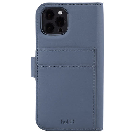 Holdit iPhone 12 / 12 Pro Wallet Case Magnet Plus - Plånboksfodral - Pacific Blue