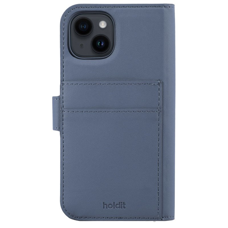 iPhone 13 / 14 Holdit Wallet Magnet Plus Case - Blå