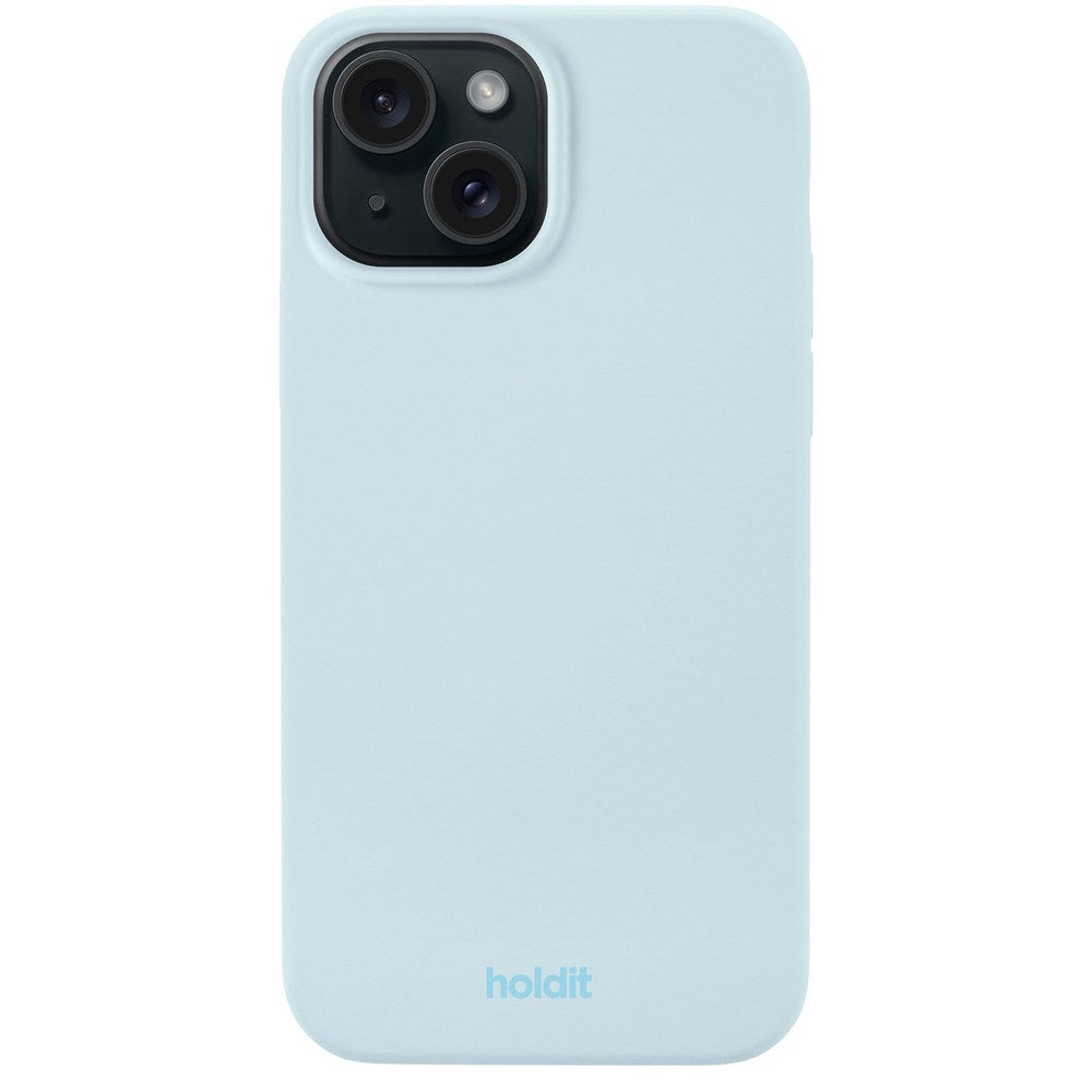 iPhone 14 / 13 Holdit Soft Touch Skal Silikon - Mineral Blue