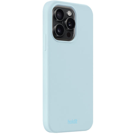 iPhone 14 Pro Holdit Soft Touch Skal Silikon - Mineral Blue