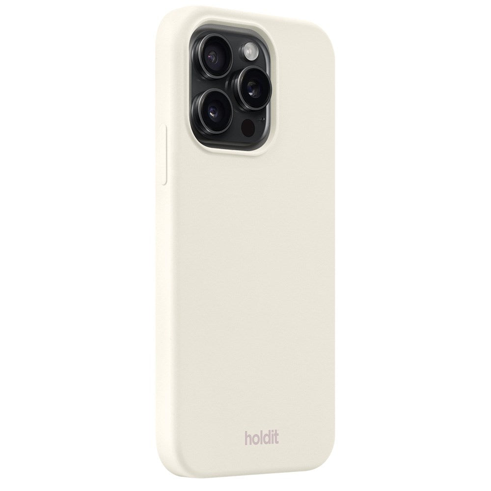 iPhone 14 Pro Holdit Soft Touch Skal Silikon - Soft Linen