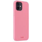 iPhone 12 / 12 Pro Holdit Soft Touch Skal Silikon - Rouge Pink